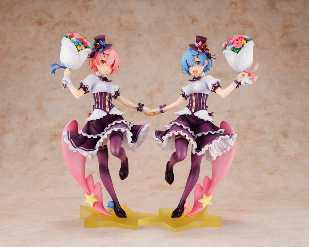 Re:ZERO Ram & Rem Birthday Celebration Ver. 1/7 Scale Figure Complete Set - product view 1
