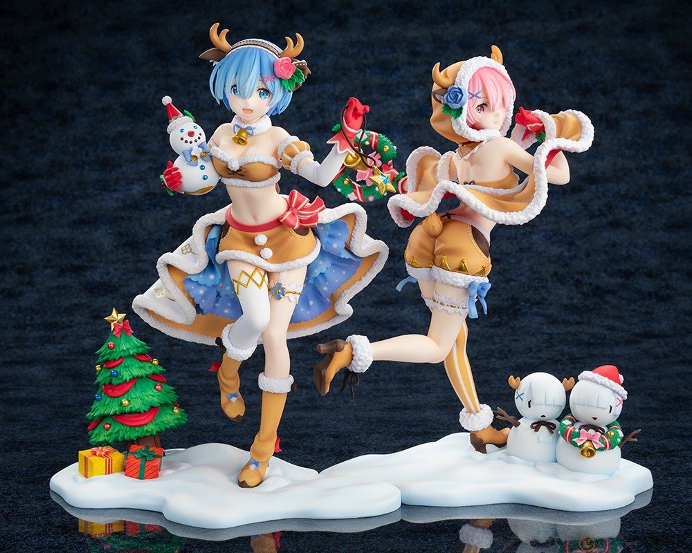 Re:ZERO Ram and Rem Reindeer Maid Set 1/7 Scale Figures - product view 1
