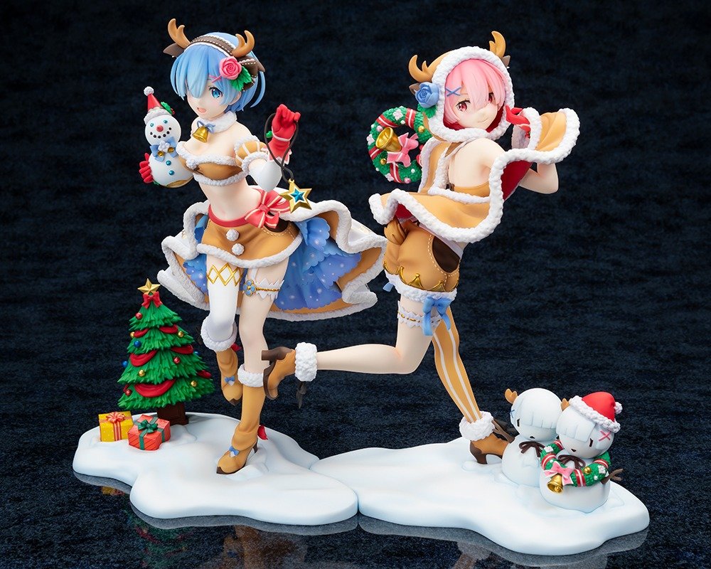 Re:ZERO Ram and Rem Reindeer Maid Set 1/7 Scale Figures - product view 2