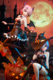 Re:ZERO Rem and Ram Phantom Night Witch Ver. 1/7 Scale Figure Set - product view 1