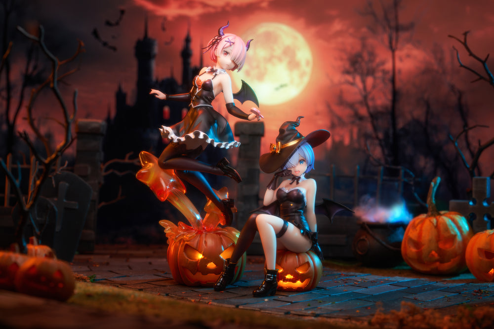 Re:ZERO Rem and Ram Phantom Night Witch Ver. 1/7 Scale Figure Set - product view 4