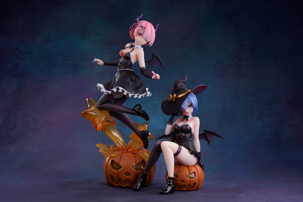 Re:ZERO Rem and Ram Phantom Night Witch Ver. 1/7 Scale Figure Set - product view 7