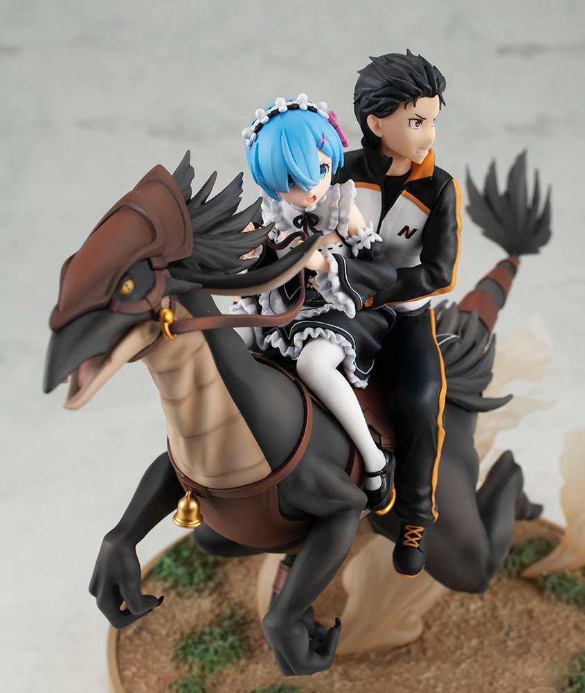 Re:ZERO Rem & Subaru Attack on the White Whale Ver. Diorama Figure - product view 6