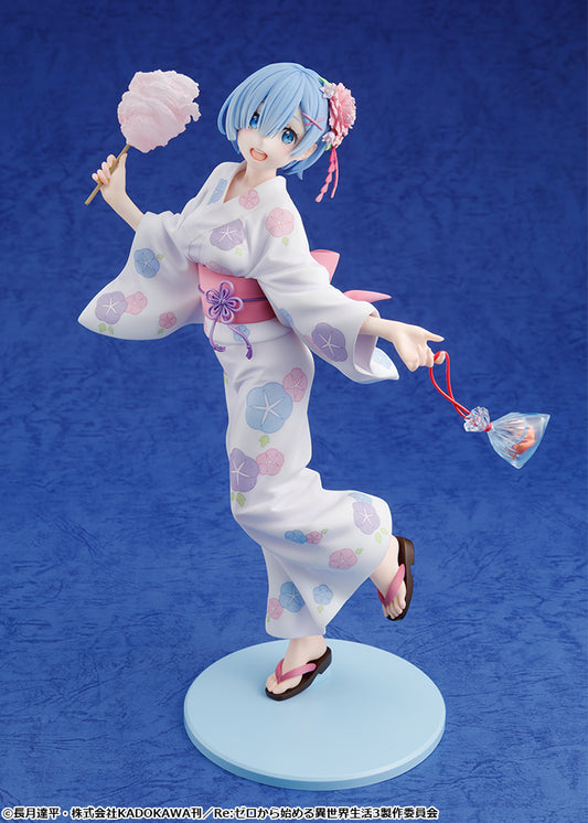 Re:ZERO Rem Yukata Ver. 1/7 Scale Figure Renewed Packaging Reissue - product view 1