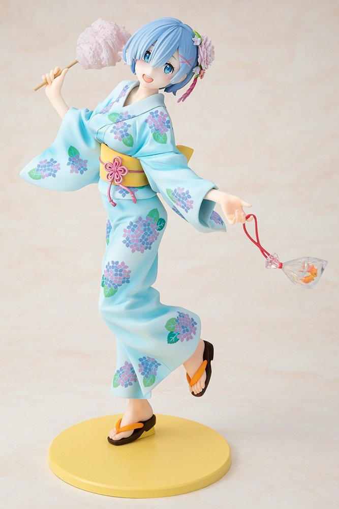 Re:ZERO Rem Yukata Ver. Repaint 1/7 Scale Figure - product view 1