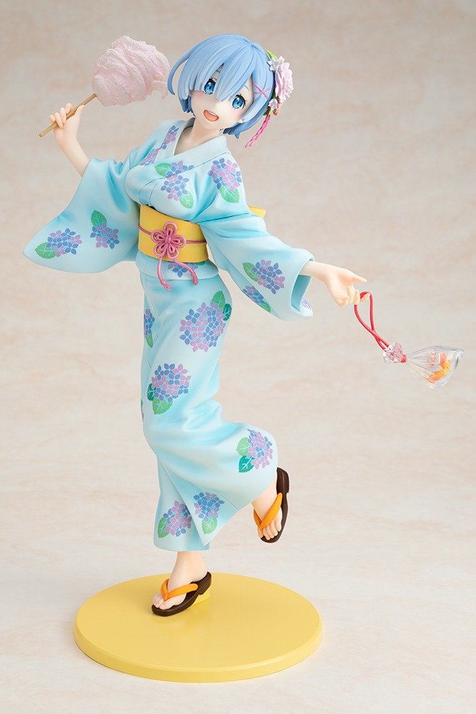 Re:ZERO Rem Yukata Ver. Repaint 1/7 Scale Figure - product view 4