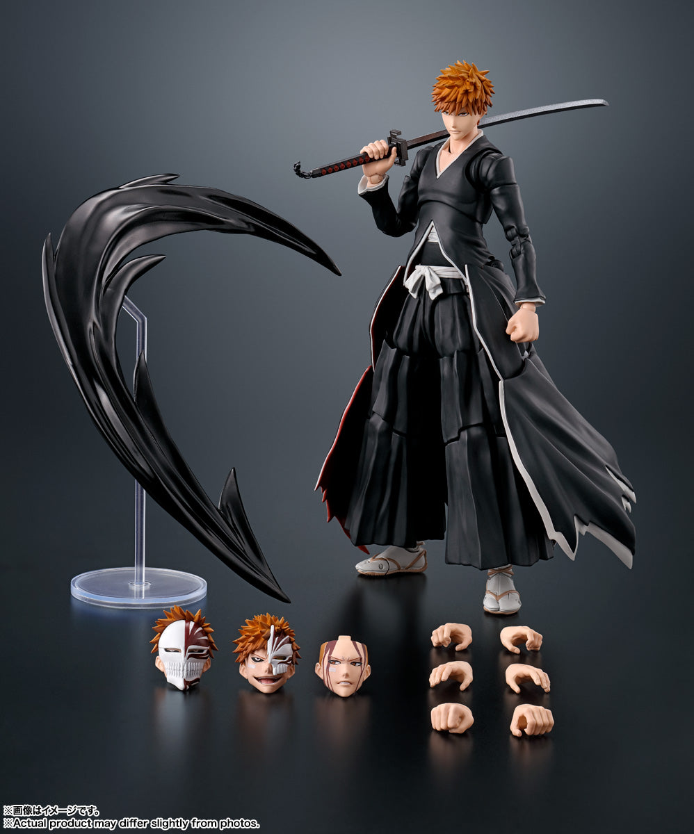 BANDAI SPIRITS S.H.Figuarts BLEACH Ichigo Kurosaki Getsugatensho Action Figure