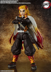 BANDAI SPIRITS S.H.Figuarts Demon Slayer: Kimetsu no Yaiba Kyojuro Rengoku Action Figure