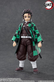 BANDAI SPIRITS S.H.Figuarts Demon Slayer: Kimetsu no Yaiba Tanjiro Kamado Action Figure