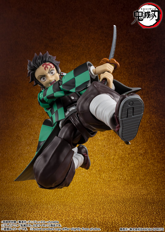 BANDAI SPIRITS S.H.Figuarts Demon Slayer Kimetsu no Yaiba Tanjiro Kamado Infinity Castle Battle Ver. Reissue Action Figure