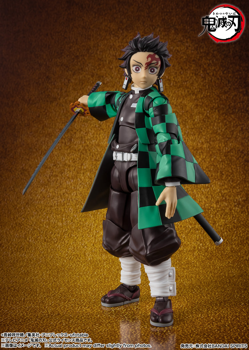 BANDAI SPIRITS S.H.Figuarts Demon Slayer Kimetsu no Yaiba Tanjiro Kamado Infinity Castle Battle Ver. Reissue Action Figure