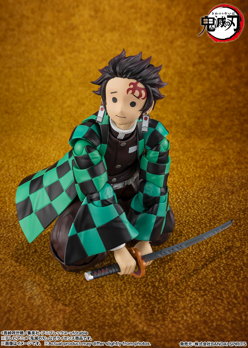 BANDAI SPIRITS S.H.Figuarts Demon Slayer Kimetsu no Yaiba Tanjiro Kamado Infinity Castle Battle Ver. Reissue Action Figure