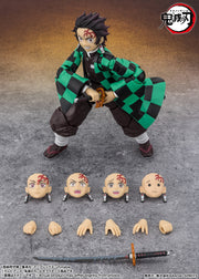 BANDAI SPIRITS S.H.Figuarts Demon Slayer Kimetsu no Yaiba Tanjiro Kamado Infinity Castle Battle Ver. Reissue Action Figure