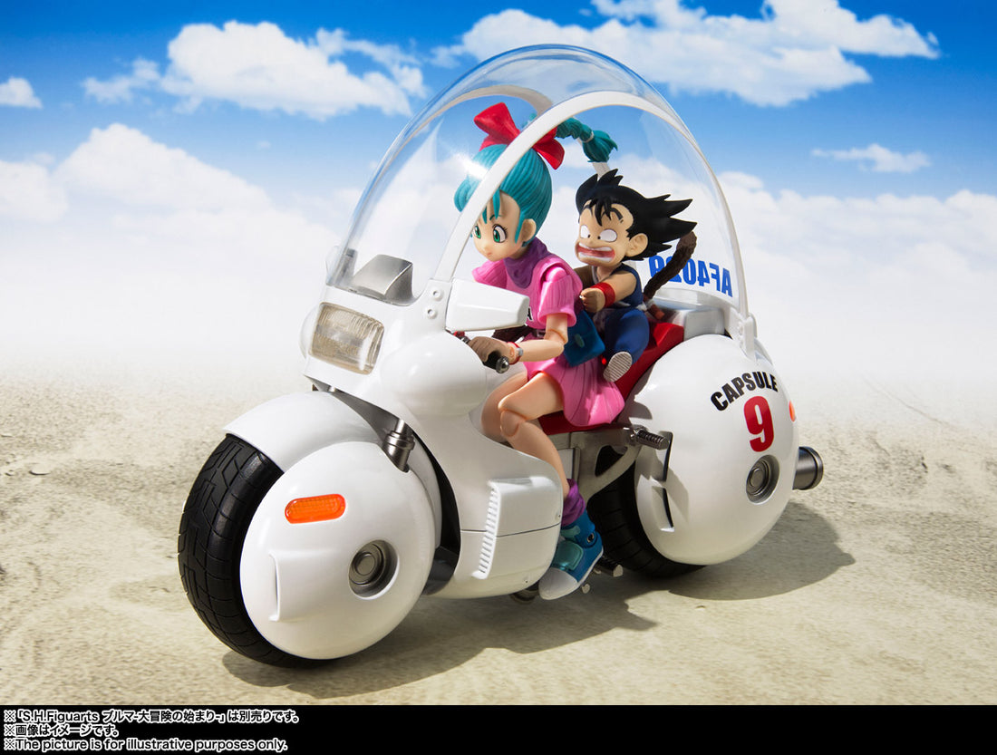 BANDAI SPIRITS S.H.Figuarts Dragon Ball Bulma's Bike Hoi-Poi Capsule No.9 Reissue Vehicle Figure
