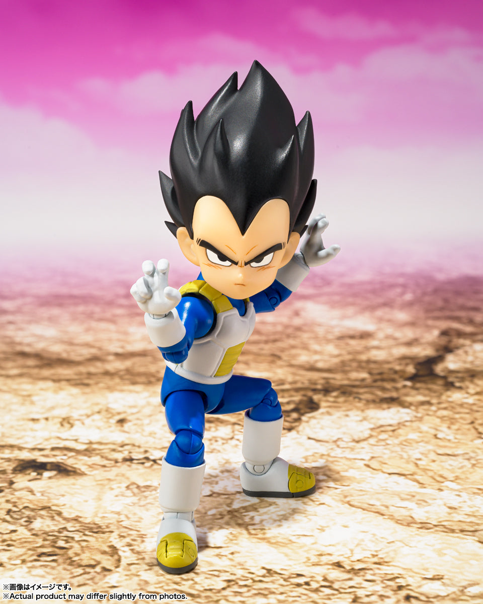 BANDAI SPIRITS S.H.Figuarts Dragon Ball DAIMA Vegeta Mini Action Figure
