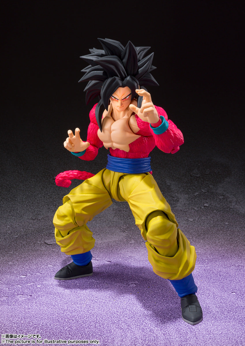 BANDAI SPIRITS S.H.Figuarts Super Saiyan 4 Son Goku Dragon Ball GT action figure