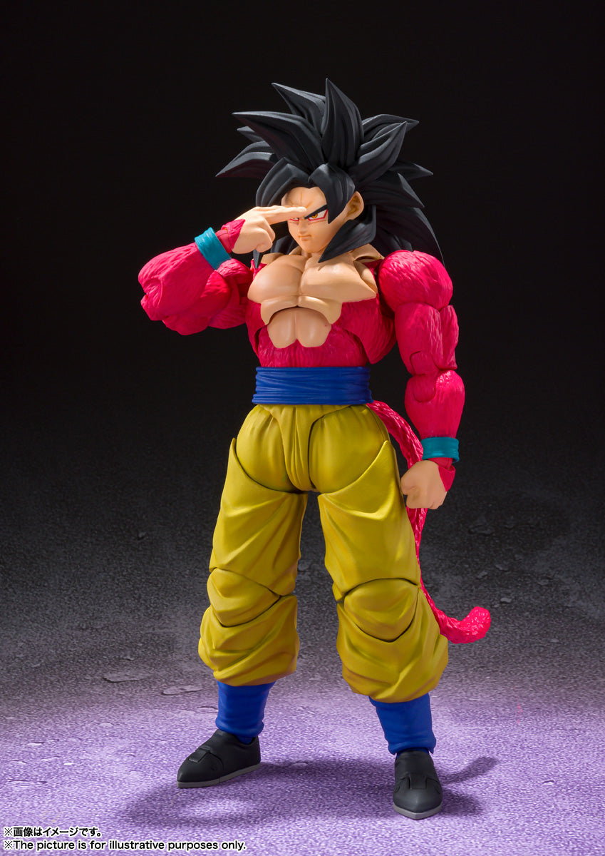 BANDAI SPIRITS S.H.Figuarts Super Saiyan 4 Son Goku Dragon Ball GT action figure