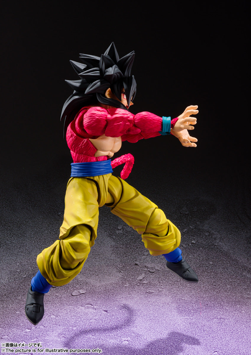 BANDAI SPIRITS S.H.Figuarts Super Saiyan 4 Son Goku Dragon Ball GT action figure
