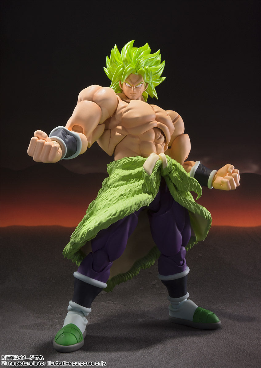 BANDAI SPIRITS S.H.Figuarts Dragon Ball Super: Broly Super Saiyan Broly Full Power Reissue Action Figure