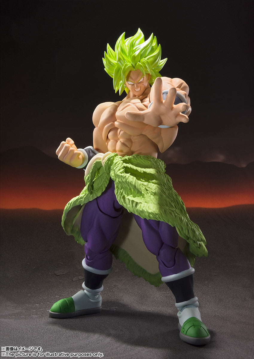 BANDAI SPIRITS S.H.Figuarts Dragon Ball Super: Broly Super Saiyan Broly Full Power Reissue Action Figure