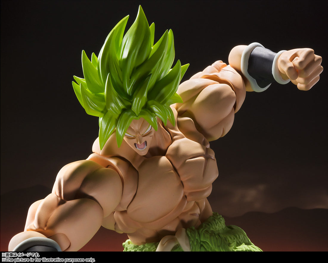 BANDAI SPIRITS S.H.Figuarts Dragon Ball Super: Broly Super Saiyan Broly Full Power Reissue Action Figure