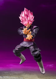 BANDAI SPIRITS S.H.Figuarts Dragon Ball Super Goku Black Super Saiyan Rose Reissue Action Figure