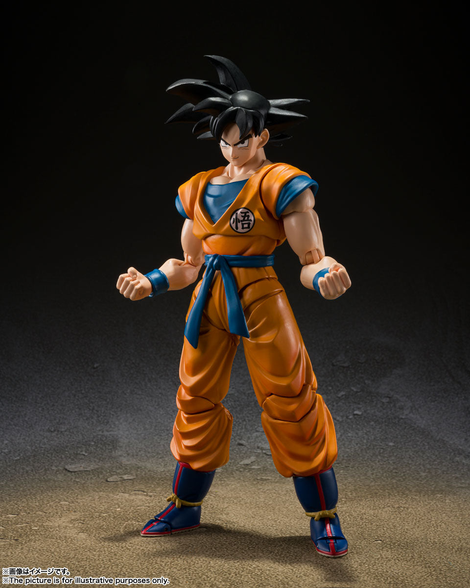 BANDAI SPIRITS S.H.Figuarts Dragon Ball Super: Super Hero Son Goku Reissue Action Figure