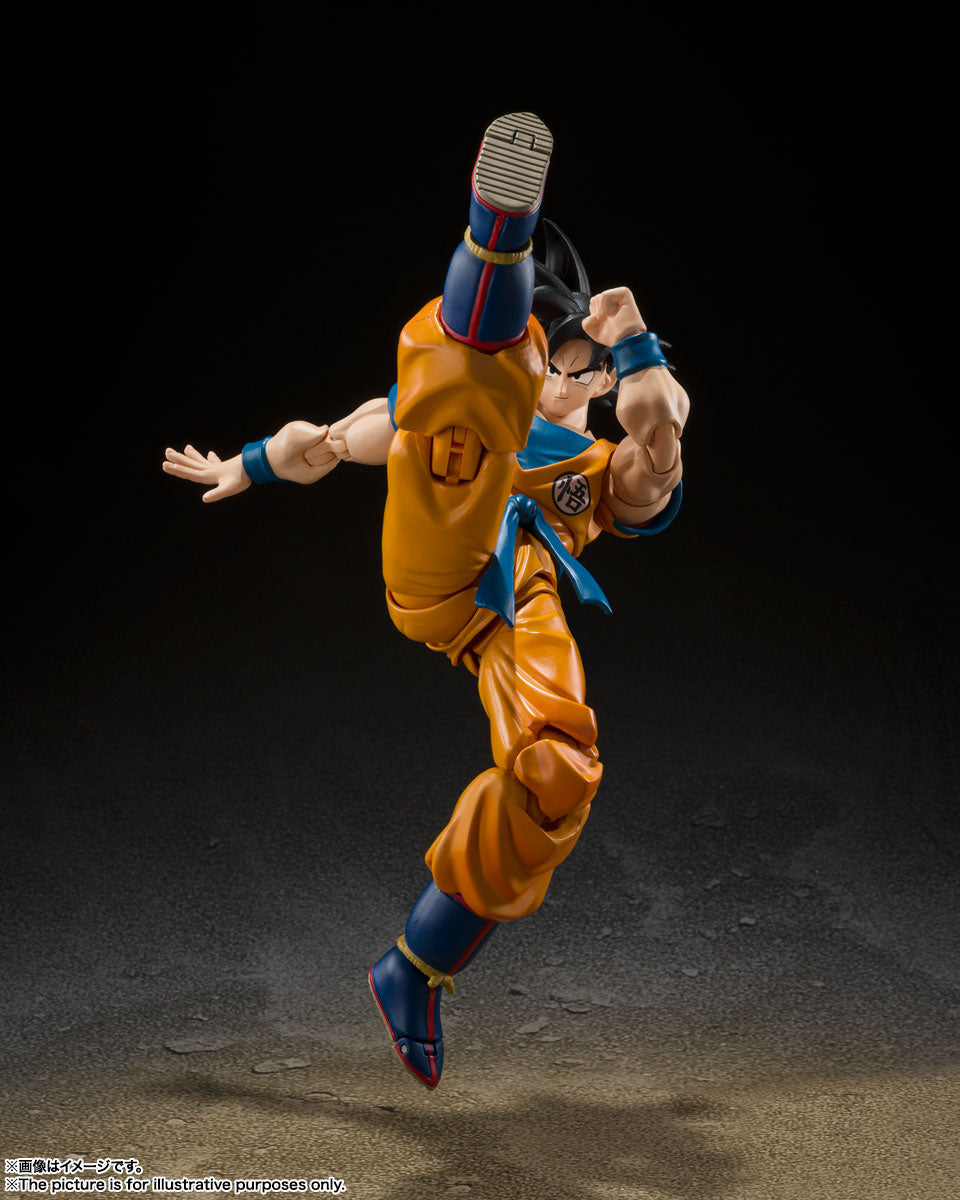 BANDAI SPIRITS S.H.Figuarts Dragon Ball Super: Super Hero Son Goku Reissue Action Figure