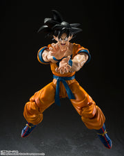 BANDAI SPIRITS S.H.Figuarts Dragon Ball Super: Super Hero Son Goku Reissue Action Figure
