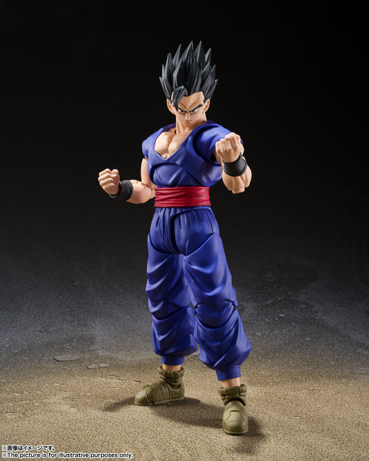 BANDAI SPIRITS S.H.Figuarts Dragon Ball Super: Super Hero Ultimate Gohan Reissue Action Figure