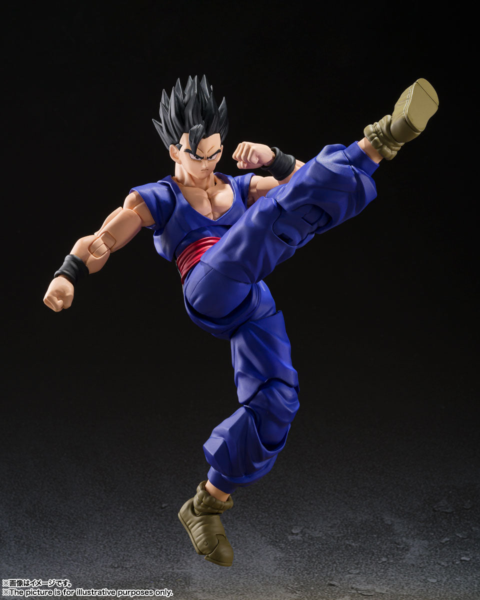 BANDAI SPIRITS S.H.Figuarts Dragon Ball Super: Super Hero Ultimate Gohan Reissue Action Figure