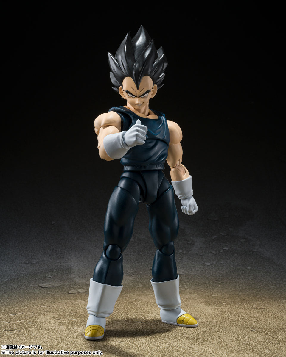 BANDAI SPIRITS S.H.Figuarts Dragon Ball Super: Super Hero Vegeta Reissue Action Figure