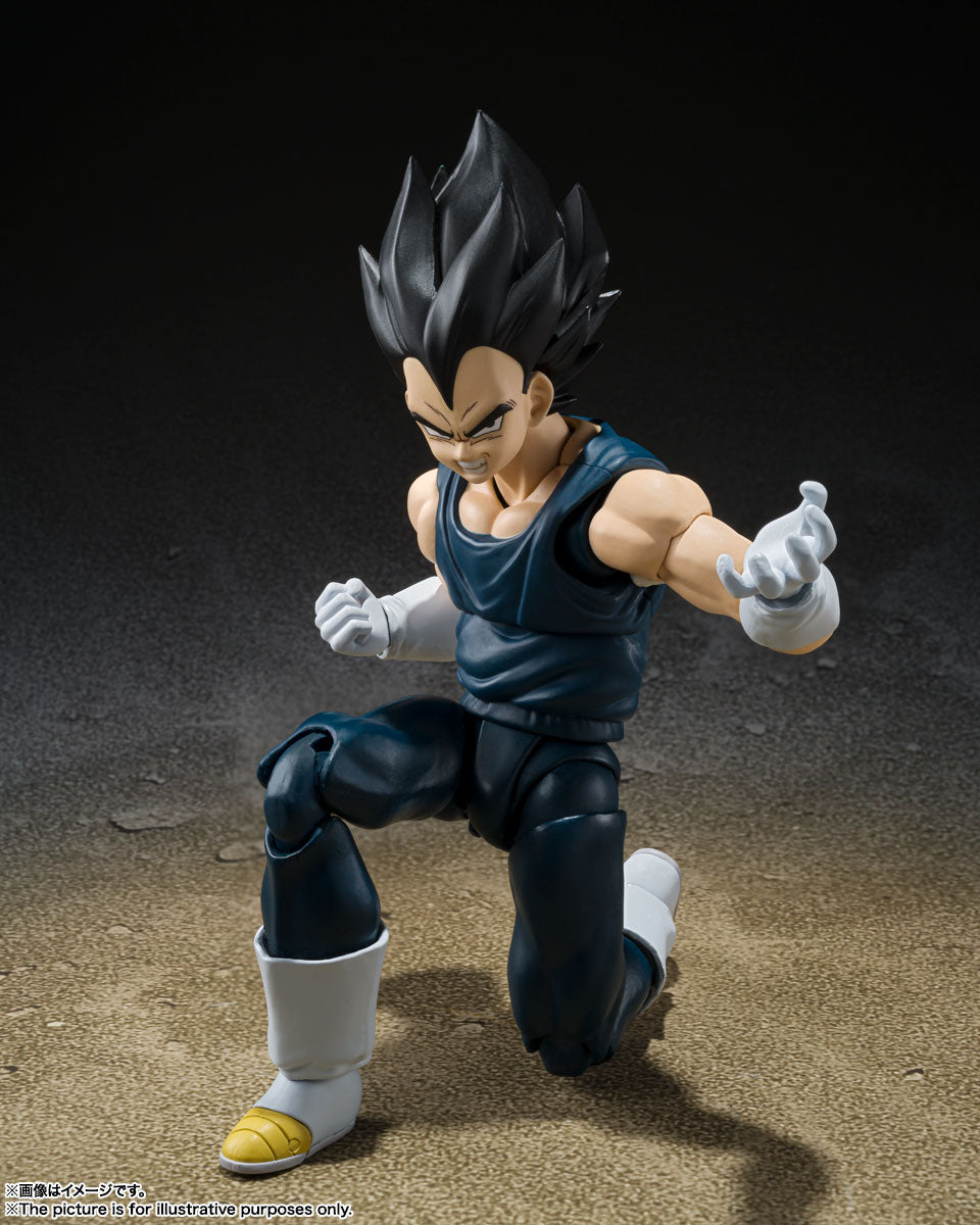 BANDAI SPIRITS S.H.Figuarts Dragon Ball Super: Super Hero Vegeta Reissue Action Figure
