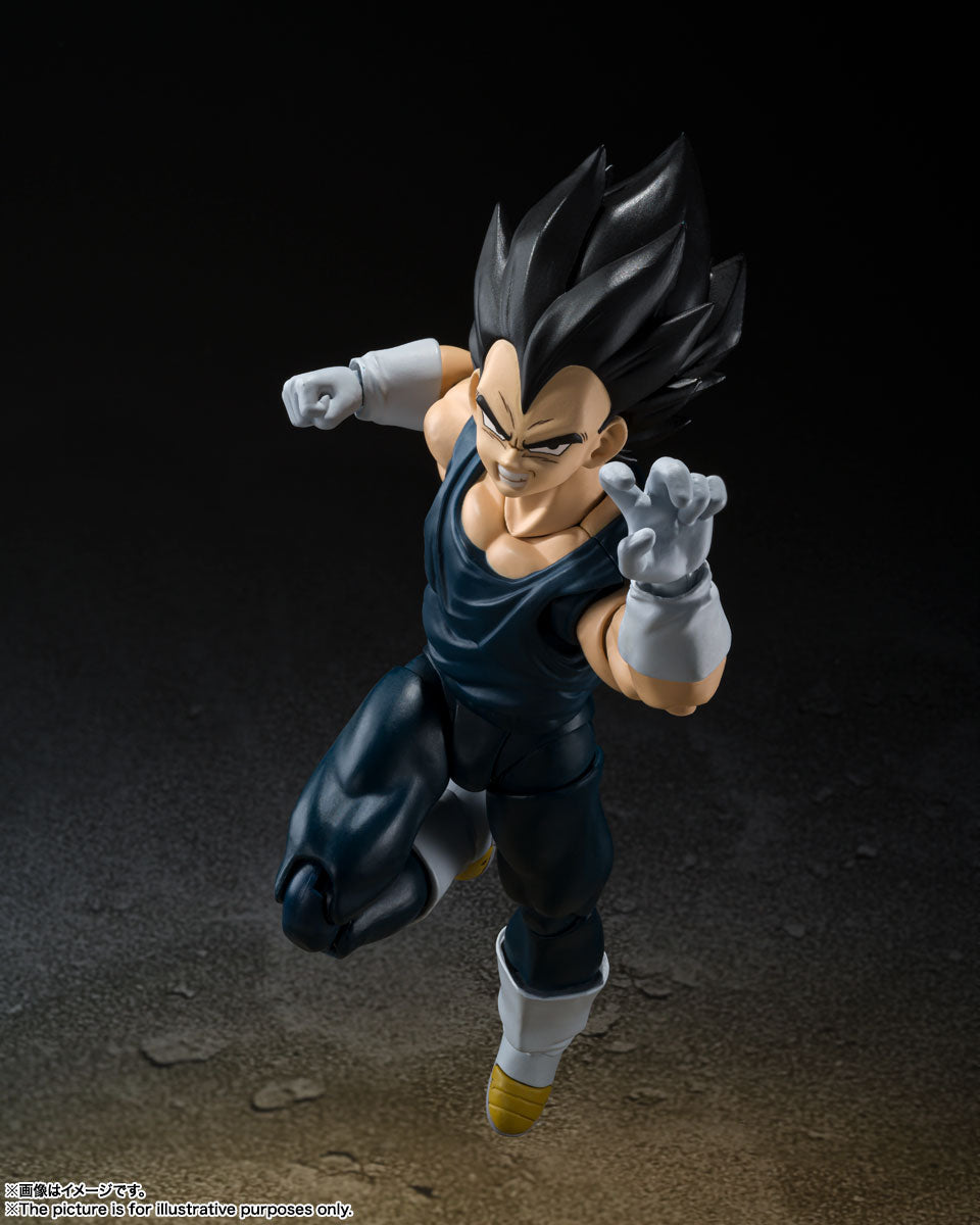 BANDAI SPIRITS S.H.Figuarts Dragon Ball Super: Super Hero Vegeta Reissue Action Figure