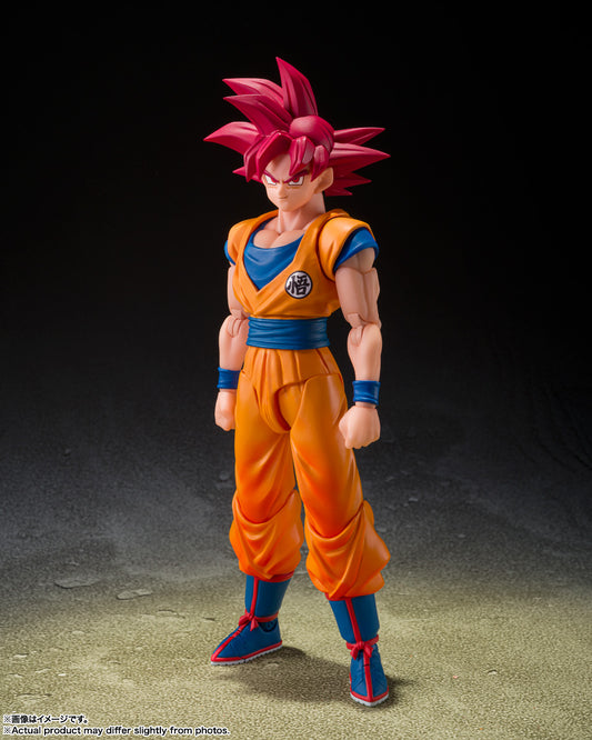 S.H.Figuarts Dragon Ball Super Super Saiyan God Son Goku Divine Aura Action Figure official product image