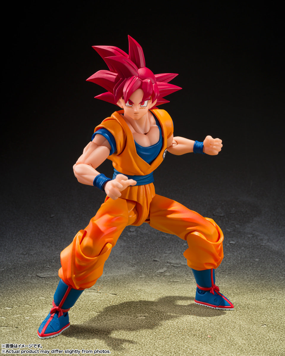 S.H.Figuarts Dragon Ball Super Super Saiyan God Son Goku Divine Aura Action Figure official product image