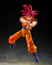 S.H.Figuarts Dragon Ball Super Super Saiyan God Son Goku Divine Aura Action Figure official product image