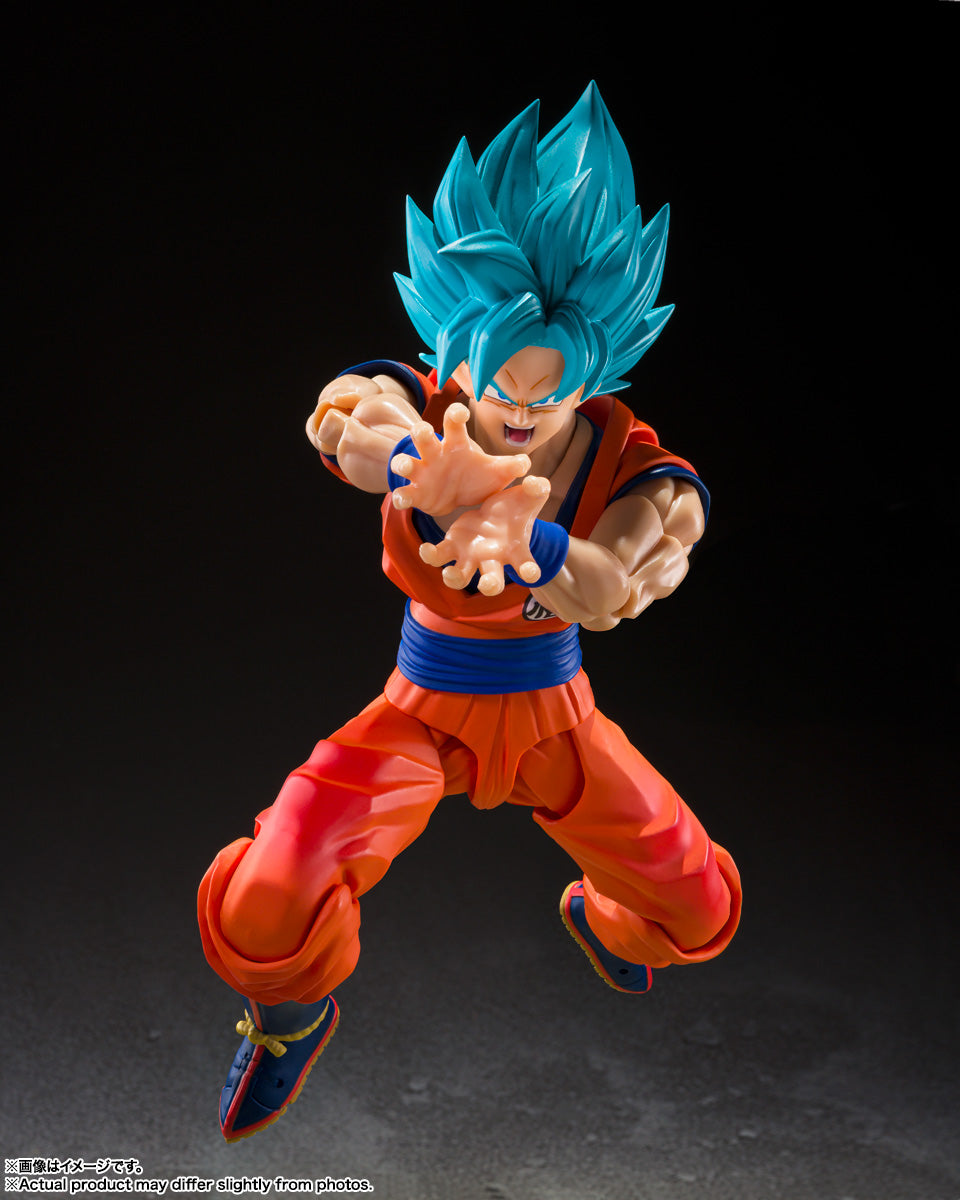 S.H.Figuarts Dragon Ball Super Super Saiyan God Super Saiyan Son Goku Azure Power Action Figure official product image