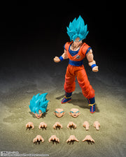 S.H.Figuarts Dragon Ball Super Super Saiyan God Super Saiyan Son Goku Azure Power Action Figure official product image