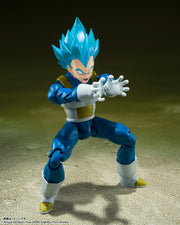 BANDAI SPIRITS S.H.Figuarts Dragon Ball Super Super Saiyan God Super Saiyan Vegeta Pride of a Saiyan Action Figure