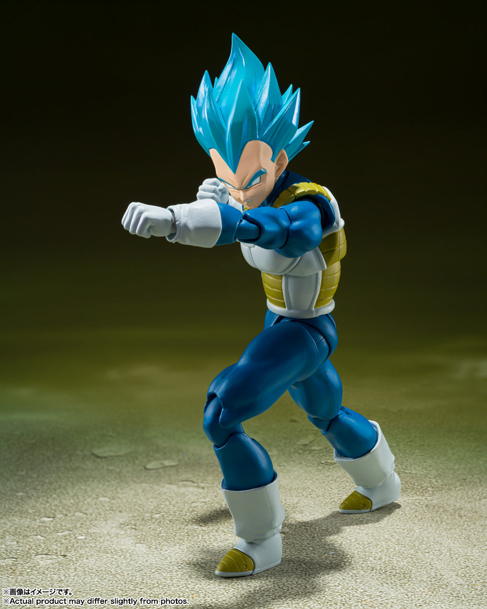 BANDAI SPIRITS S.H.Figuarts Dragon Ball Super Super Saiyan God Super Saiyan Vegeta Pride of a Saiyan Action Figure