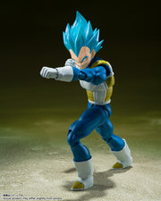 BANDAI SPIRITS S.H.Figuarts Dragon Ball Super Super Saiyan God Super Saiyan Vegeta Pride of a Saiyan Action Figure