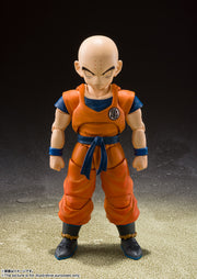 BANDAI SPIRITS S.H.Figuarts Dragon Ball Z Krillin Earth's Strongest Man Reissue Action Figure