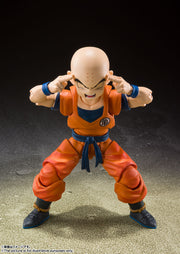BANDAI SPIRITS S.H.Figuarts Dragon Ball Z Krillin Earth's Strongest Man Reissue Action Figure