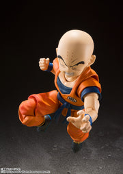BANDAI SPIRITS S.H.Figuarts Dragon Ball Z Krillin Earth's Strongest Man Reissue Action Figure