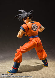 BANDAI SPIRITS S.H.Figuarts Dragon Ball Z Son Goku A Saiyan Raised on Earth Action Figure