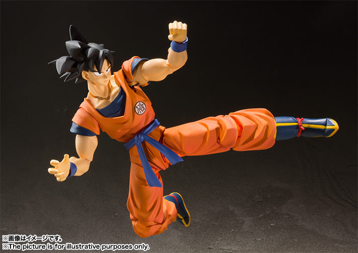 BANDAI SPIRITS S.H.Figuarts Dragon Ball Z Son Goku A Saiyan Raised on Earth Action Figure