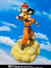 S.H.Figuarts Dragon Ball Z Son Goku & Son Gohan Childhood & Flying Nimbus Action Figure Set official product image