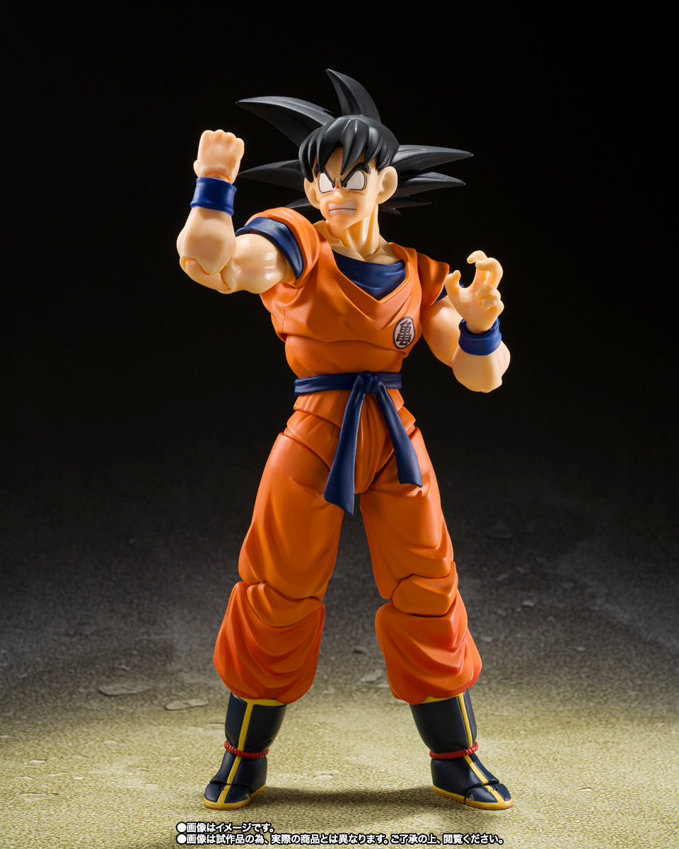S.H.Figuarts Dragon Ball Z Son Goku & Son Gohan Childhood & Flying Nimbus Action Figure Set official product image