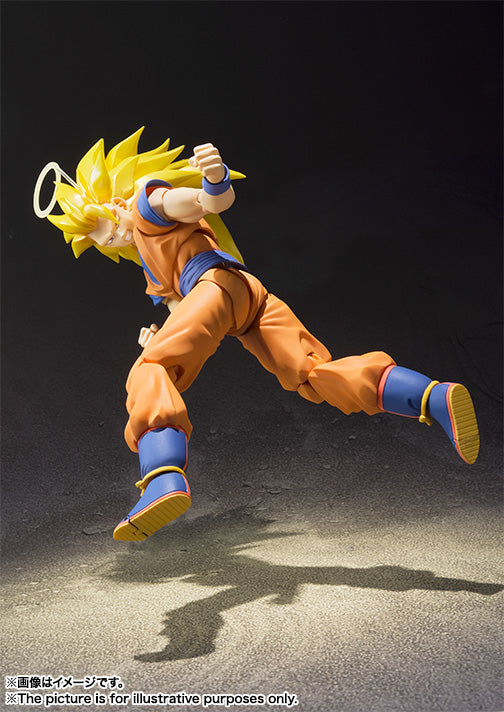 BANDAI SPIRITS S.H.Figuarts Dragon Ball Z Super Saiyan 3 Son Goku Action Figure